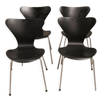 Arne Jacobsen 4 chair Seven for Fritz Hansen