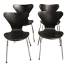 Arne Jacobsen 4 chair Seven for Fritz Hansen