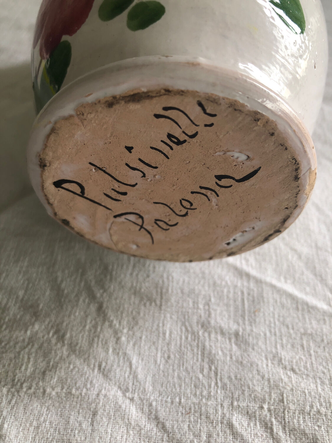 Italian ceramic pitcher / jug Pulsinelli Palena