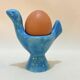 Egg cup hen from Lilette Valentin ceramic Vallauris vintage 1950 lili bird