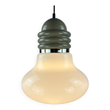 Large Italian glass drop-shaped pendant by Enrico Tronconi, 1960.