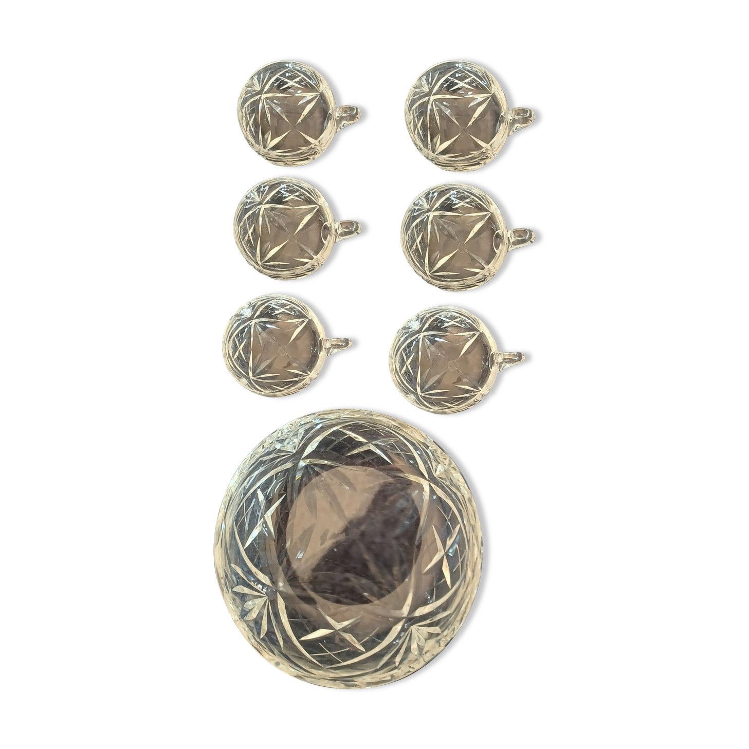 Cristal Saint Louis cream service