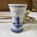 Delft Blue vase height 9 cm