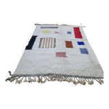 Handmade wool Berber rug 250x150 cm