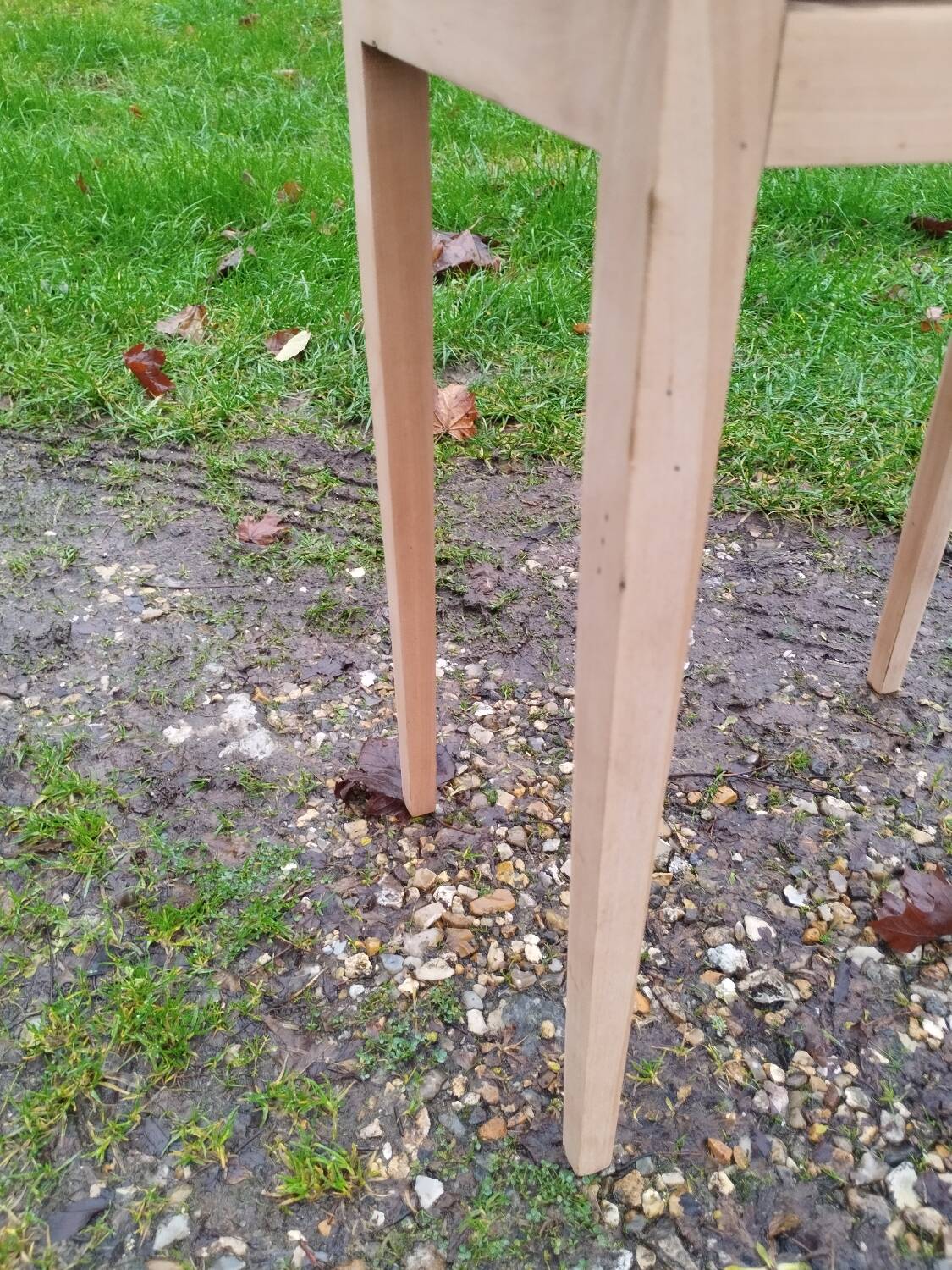 Pair of antique Louis XVI style bedside tables