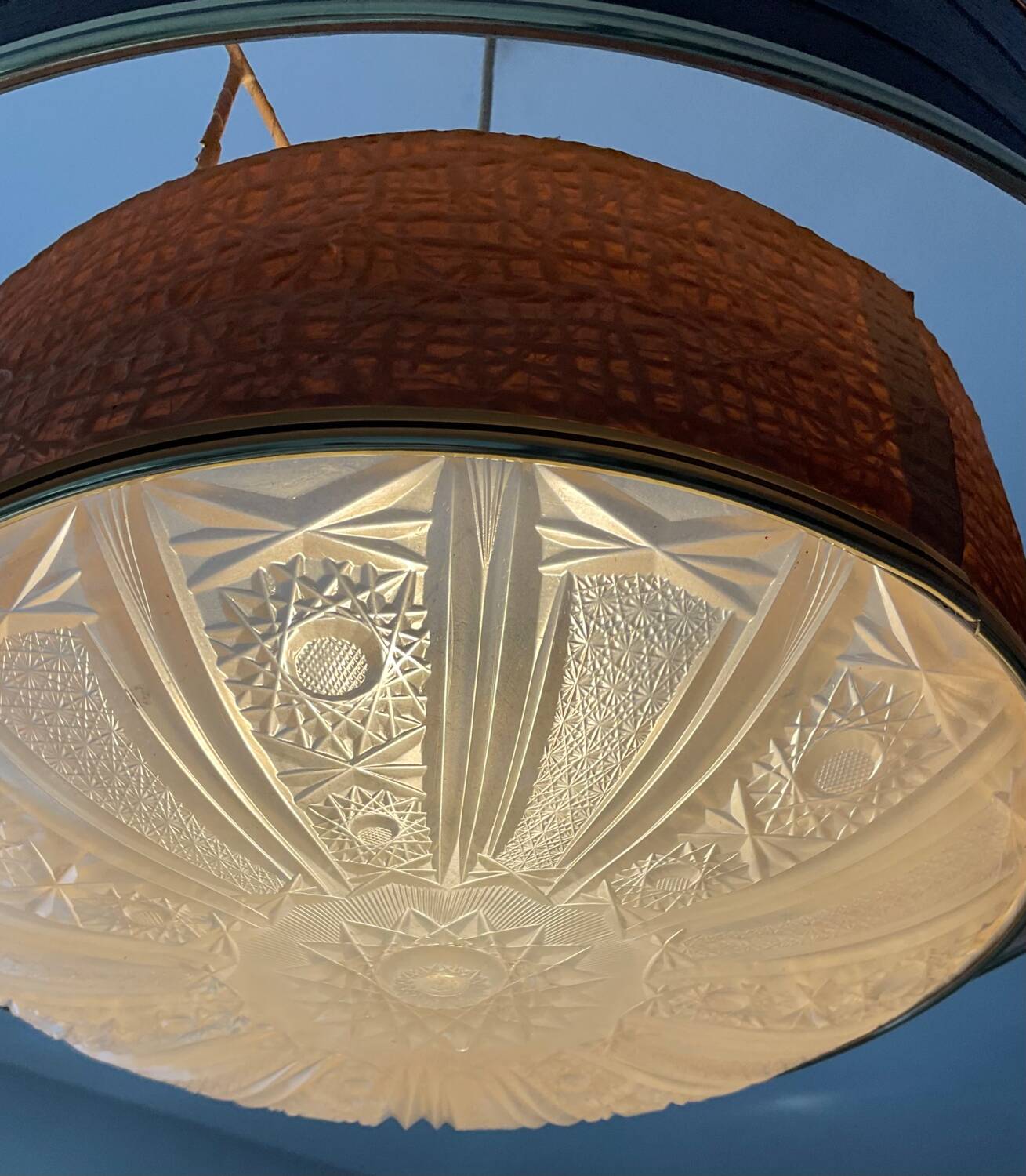 Vintage pendant light from the 60s