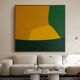 Peinture sur toile " the sun rises slowly" signée
