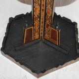 Oriental marquetry side table of the 1970s