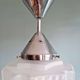 Art Deco suspended glass skyscraper, 1920s-30s.
