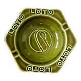 Vintage loto gien ashtray france