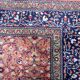 Handmade vintage Indian Agra rug 121cm x 183cm 1960s