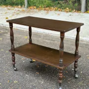 Vintage dessert trolley – Side table / Retro TV unit 1980