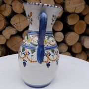 Pichet en faïence décoré
