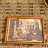 Frame in leather 60s