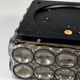 60s 70s Ceiling Lamp Plafoniere Glashütte Limburg Germany Glass & Metal