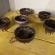 6 Maius-Giuge Vallauris ceramic teacups