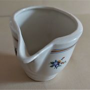 Service à café en faïence de Saint Amand décor Touraine huit tasses