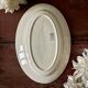 Grand plat ovale terre de fer Saint Amand Guadeloupe