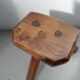 Tabouret à lait antique en chêne