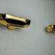 Pair of Ette sconces by Marset, brass structures, Spain, 1980