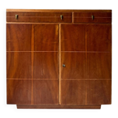 Cabinet en noyer autrichien Art Déco, années 1960
