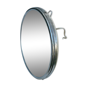 Vintage magnifying and brightening Barber mirror 18cm