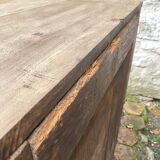 Antique wooden confit pot.