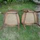2 chaises bois et cannage style Louis XVI
