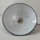 30 cm antique enamel industrial suspension