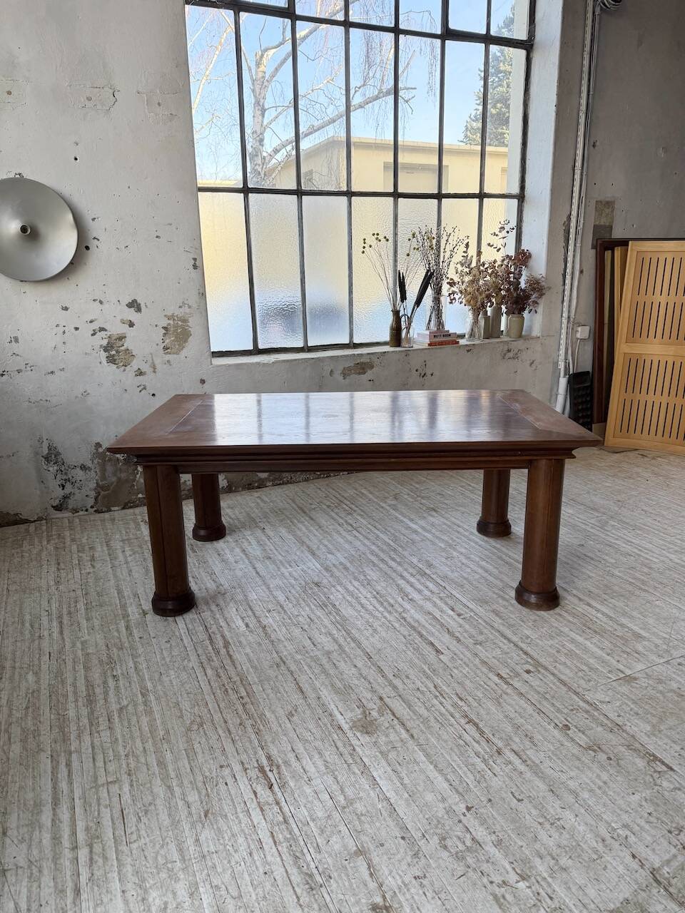 Dudouyt oak dining table 1940