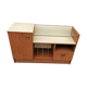 Old vintage hi-fi cabinet