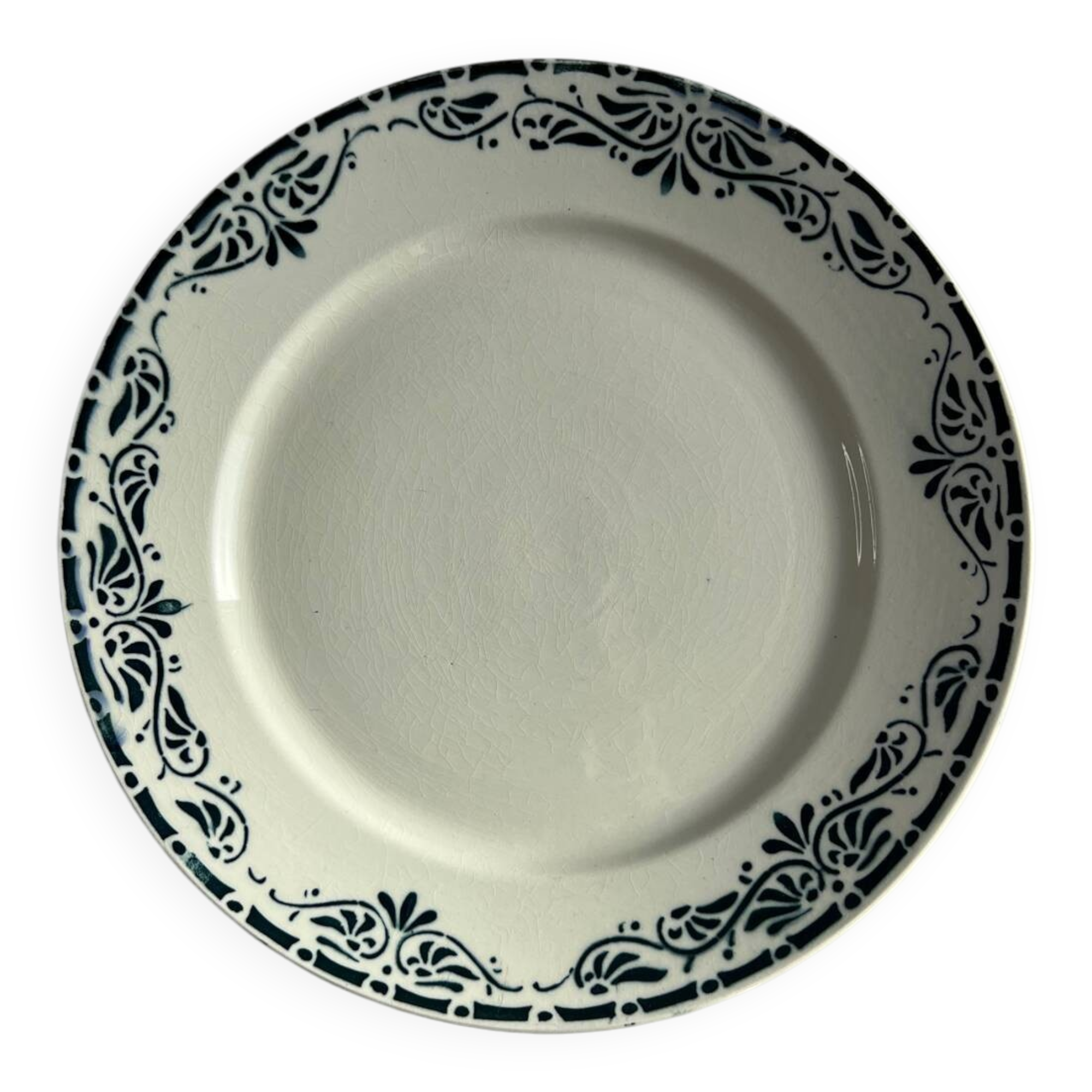 Assiette à dessert Badonviller modèle Sousse, France