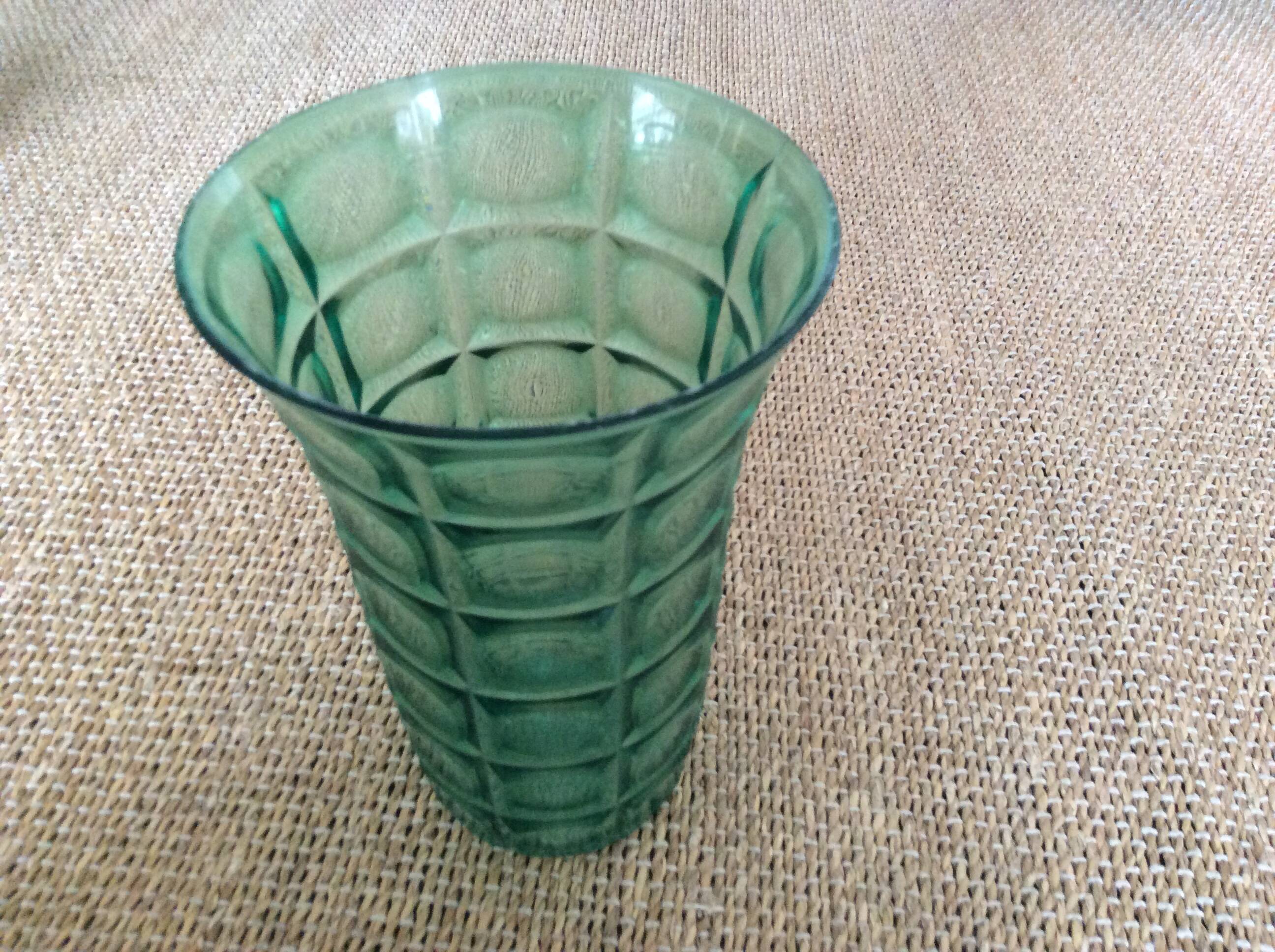Green vase