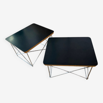Pair of LTR tables by Charles & Ray Eames, Vitra