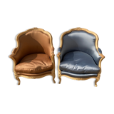 Pair of shepherdess armchairs