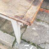 Natural patina farm table