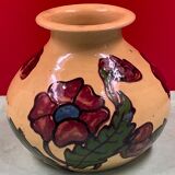 Vase signed sispa, savoie art deco h 14 cm