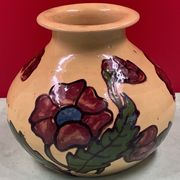 Vase signé sispa, savoie art déco h 14 cm