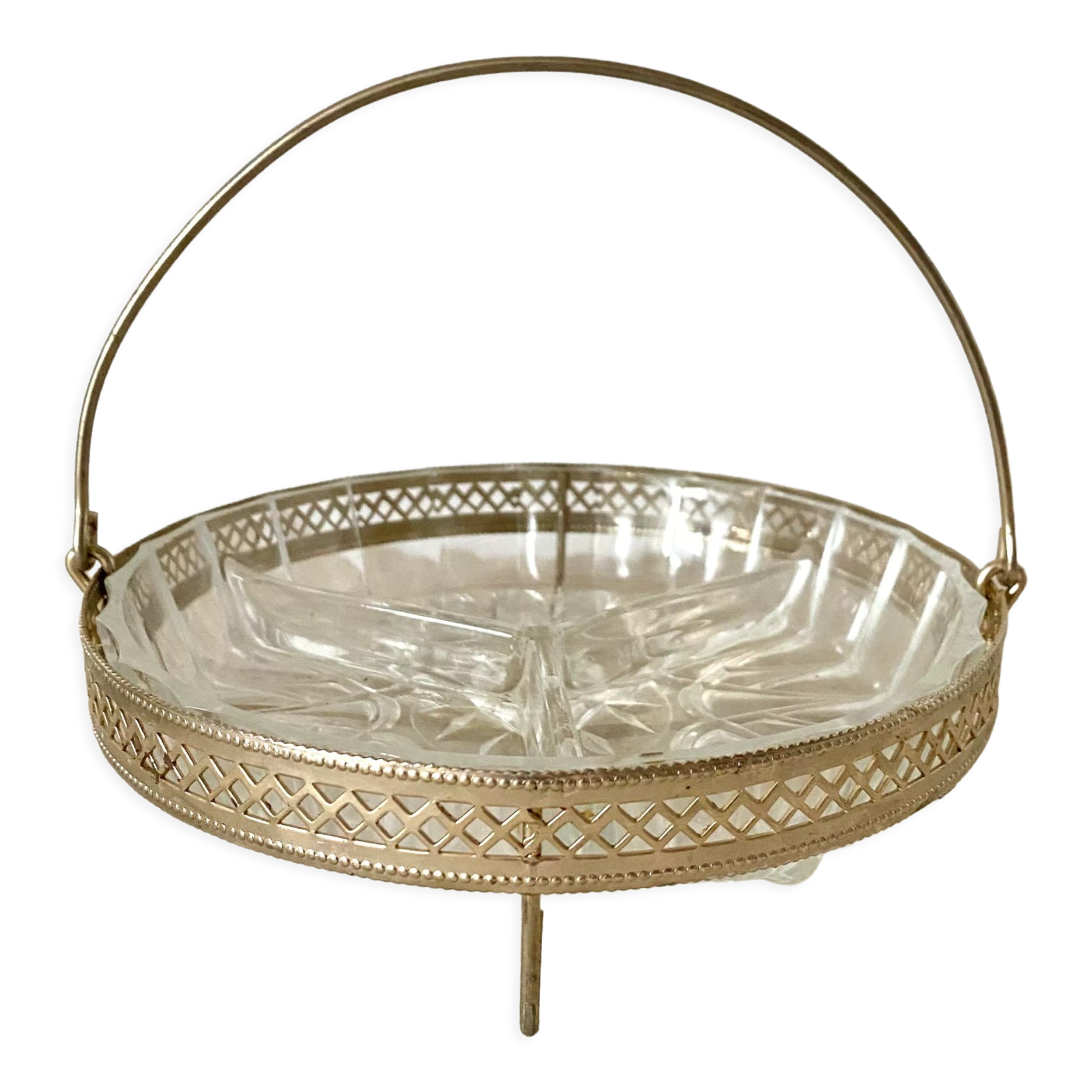 Vintage aperitif serving dish