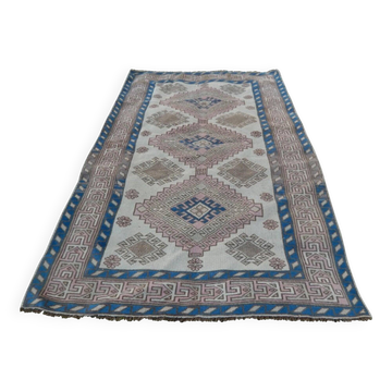 Tapis turc vintage fait main 134x203 cm