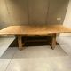 Table ferme poncée rallonges 260 cm
