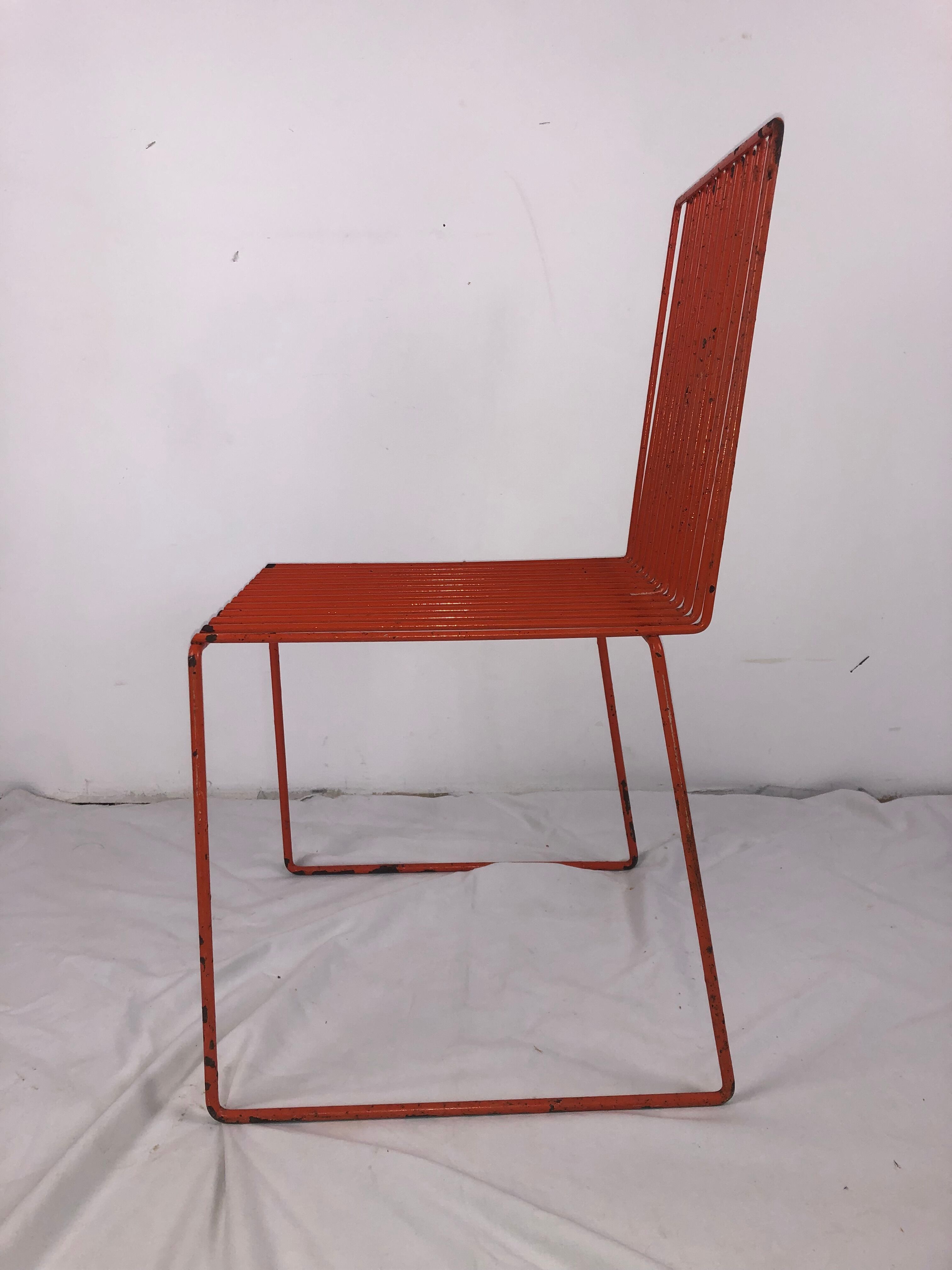 “Wire” chair for children by François ARNAL for Atelier A - 1971