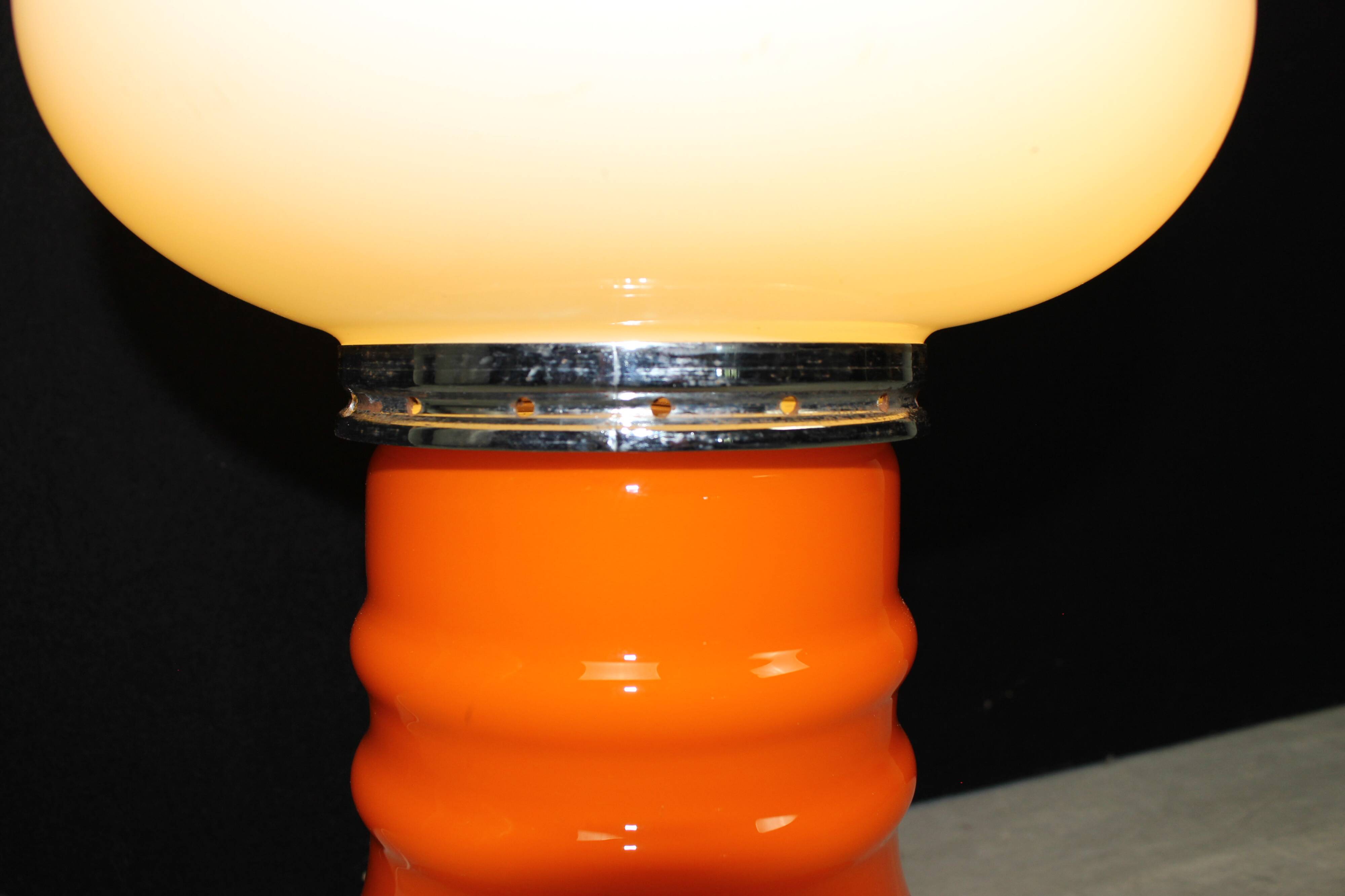 Mid Century Murano Table Lamp Fungo, Italy