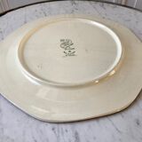 Pie dish Pexonne hand painted model "Ophelia" 40s