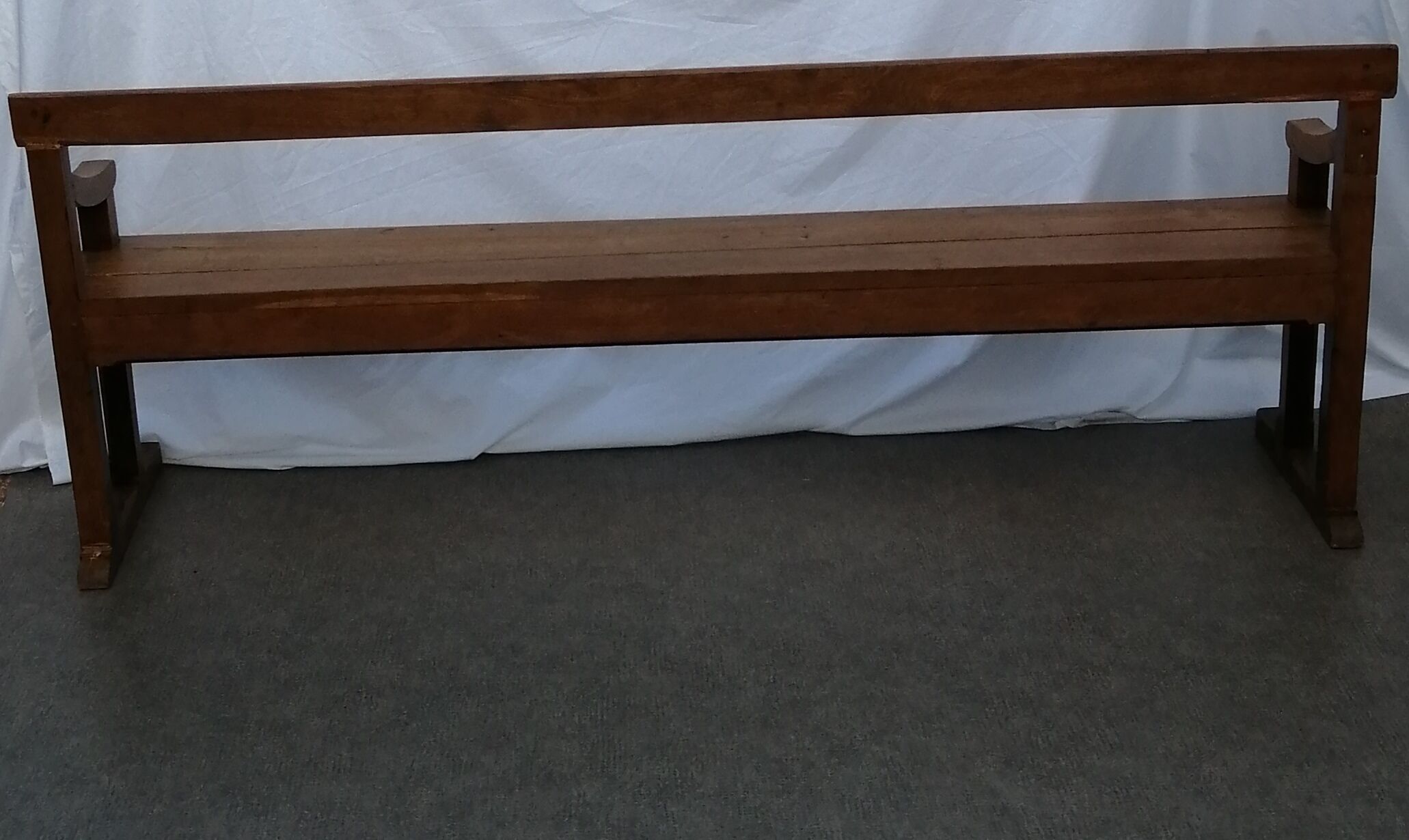 1850 oak priory bench