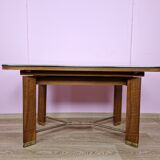 Table à manger extensible Art Déco, Allemagne, années 1950