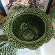 Large soup tureen in the shape of a cabbage.