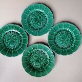 4 plates slurry dessert sarreguemines