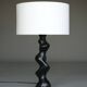 Temde model 42 Sculptural wooden Table Lamp. 1970s