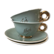 Lunch duo Digoin Sarreguemines Toi & Moi vert sage 50s
